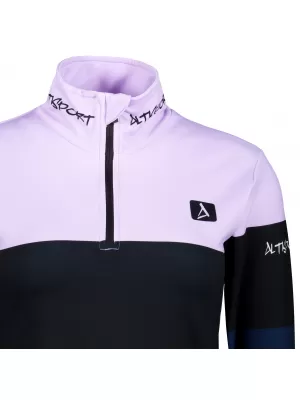Dámska prémiová funkčná termo mikina ALTISPORT VOJ/ALW051TER03 FIALOVÁ/MODRÁ