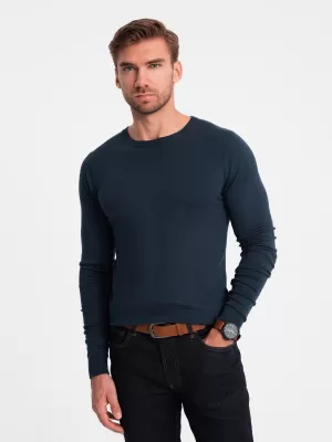 Pánsky sveter OMBRE om-swbs-0106 Navy modrá