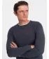 Pánsky sveter OMBRE om -sw -0103 Navy Blue Melange