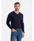 Pánsky sveter OMBRE om-swbs-0107 Navy modrá