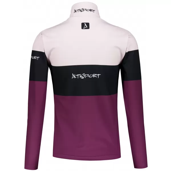  Funkčná termo mikina dámska prémiová ALTISPORT VOJ/alw051ter03 Burgundsko 