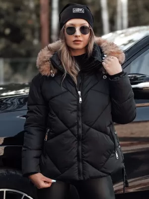 Dámska bunda DSTREET LESISI TY4716 ČIERNA