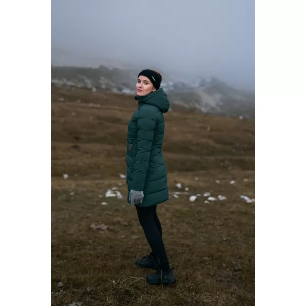  Dámsky zimný kabát NORDBLANC MOMENTS NBWJL8076 TMAVO zelená 