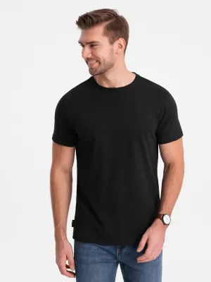 Pánske tričko OMBRE om-tsbs-0146 čierna