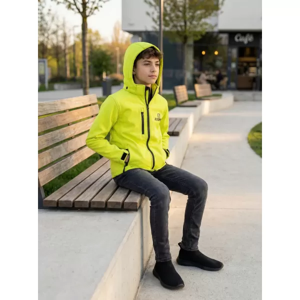  Detská softshellová bunda ALTISPORT ALK006535 VÁPNO 