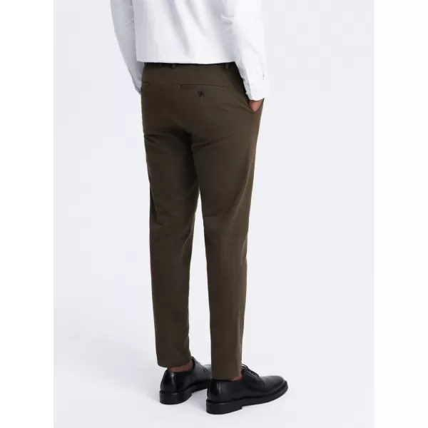  Pánske nohavice OMBRE om-Pacp-0190 Dark Olive GREEN 