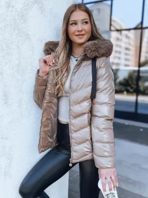 Dámska bunda DSTREET MIRIAL TY3771 BÉŽOVÁ