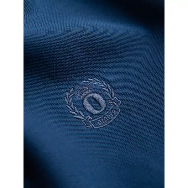  Pánska t -shirt s OMBRE s1374 tmavomodrá 