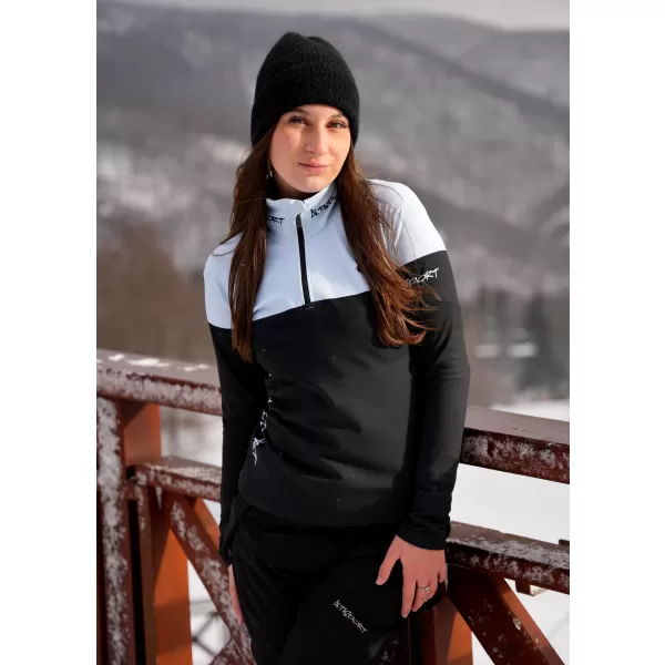  Dámska prémiová funkčná termo mikina ALTISPORT VOJ/ALW051TER03 NEBESKY MODRÁ 