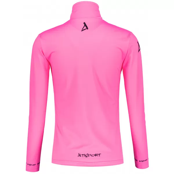  Dámska prémiová funkčná termo mikina ALTISPORT VOJ/ALW000TER03 FLUO RUŽOVÁ 