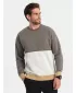 Pánska mikina OMBRE om-ssnz-0130 khaki