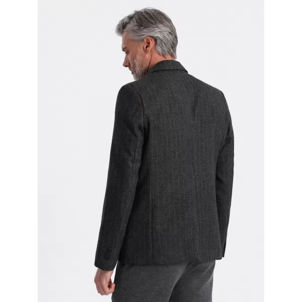  Pánska bunda OMBRE om-blzb-0113 grafit 