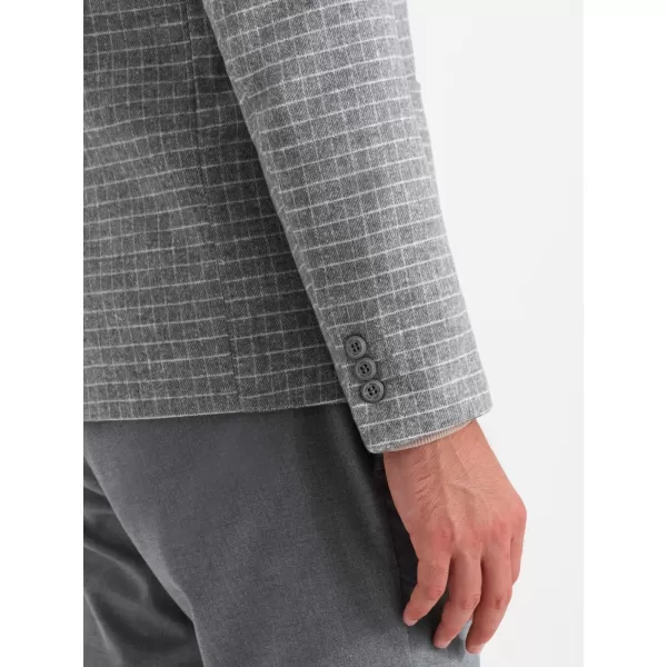  Pánska bunda OMBRE om-blzb-0117 šedá 