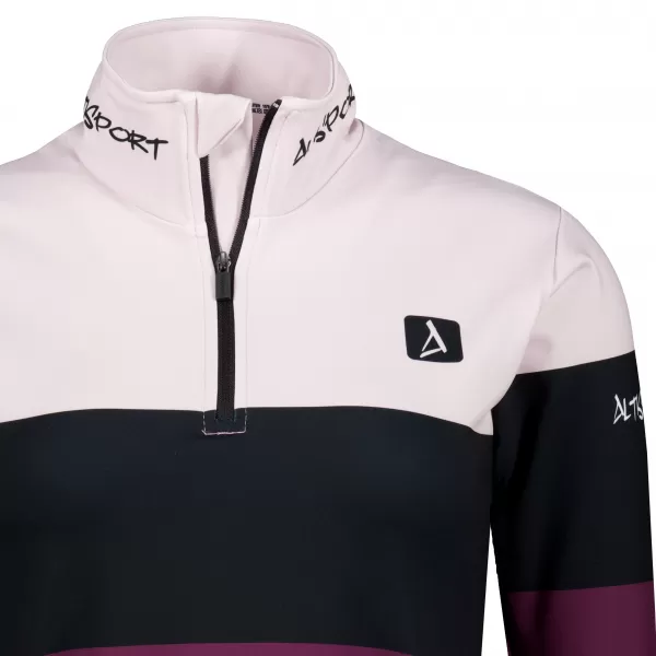  Funkčná termo mikina dámska prémiová ALTISPORT VOJ/alw051ter03 Burgundsko 