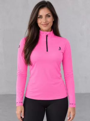 Dámska prémiová funkčná termo mikina ALTISPORT VOJ/ALW000TER03 FLUO RUŽOVÁ