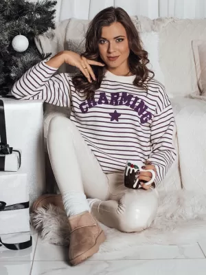 Dámsky sveter DSTREET AURORA FIALOVÁ