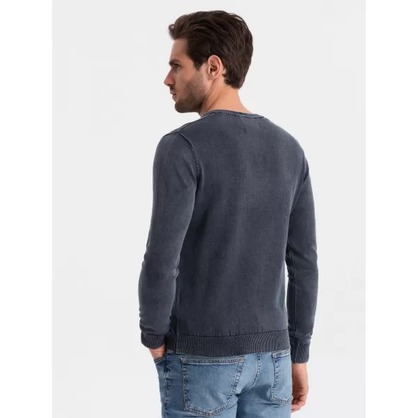 Pánsky sveter OMBRE om-swos-0108 Navy modrá 