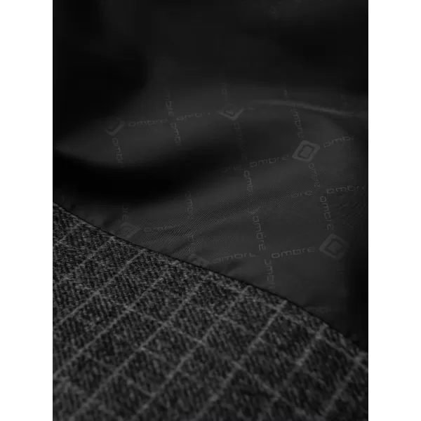  Pánska bunda OMBRE om-blzb-0117 grafit 