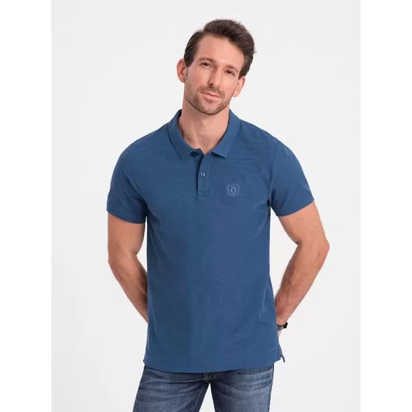  Pánska t -shirt s OMBRE s1374 tmavomodrá 