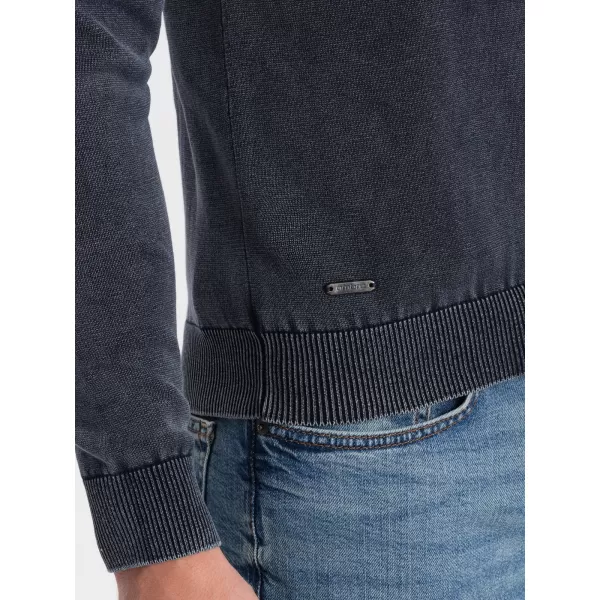  Pánsky sveter OMBRE om-swos-0108 Navy modrá 