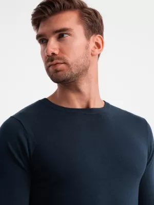 Pánsky sveter OMBRE om-swbs-0106 Navy modrá