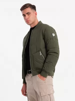 Pánsky OMBRE om-jalp-0143 Dark Olive GREEN