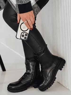 Dámske topánky DSTREET STYLOBOSS ZY0521 ČIERNA