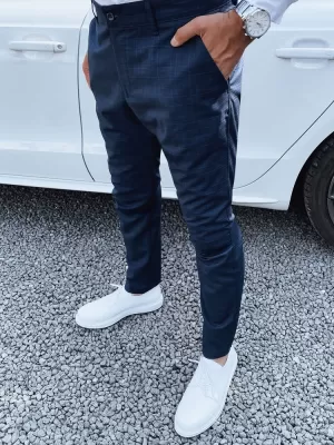 Pánske nohavice DSTREET ux4393 NÁMORNÍCKA MODRÁ