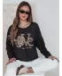 Dámske tričko DSTREET LOVEGLOW RY2697 TMAVO ŠEDÁ