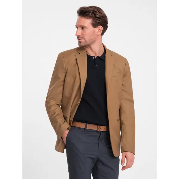  Pánska bunda OMBRE om-blzb-0115 karamel 