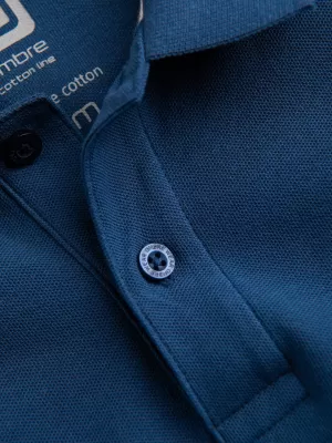 Pánska t -shirt s OMBRE s1374 tmavomodrá