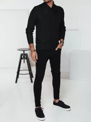 Pánsky sveter DSTREET wx2256 ČIERNA