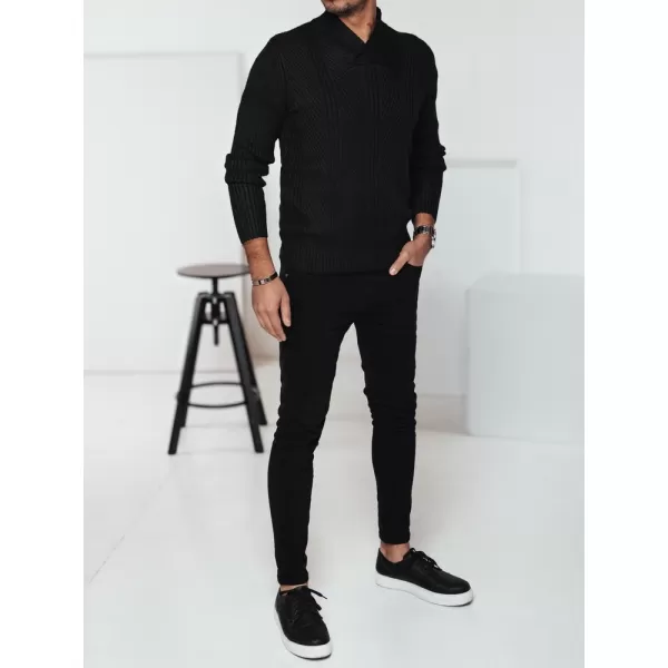  Pánsky sveter DSTREET wx2256 ČIERNA 