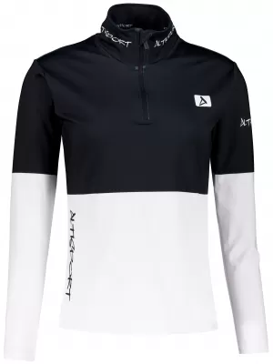 Dámska prémiová funkčná termo mikina ALTISPORT VOJ/ALW051TER03 ČIERNOBIELY