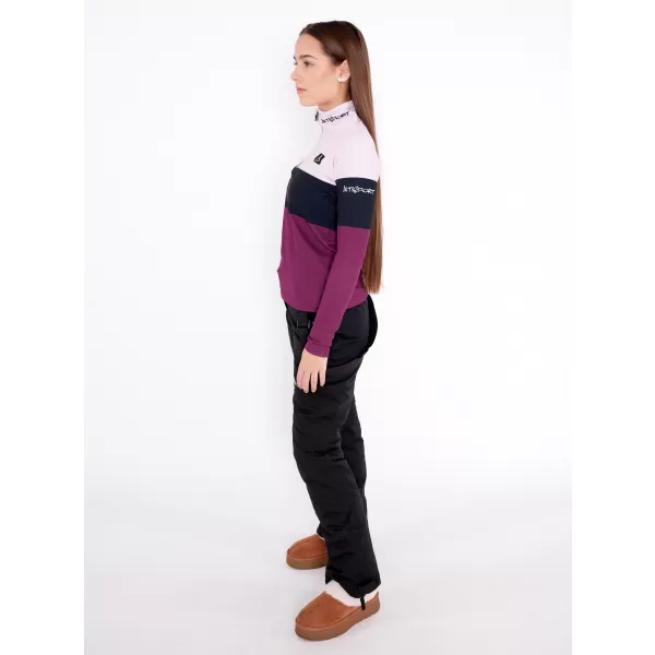  Funkčná termo mikina dámska prémiová ALTISPORT VOJ/alw051ter03 Burgundsko 