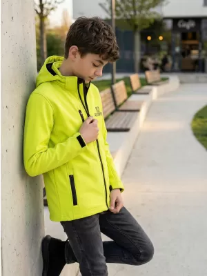Detská softshellová bunda ALTISPORT ALK006535 VÁPNO