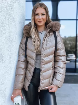 Dámska bunda DSTREET MIRIAL TY3771 BÉŽOVÁ