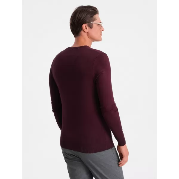  Pánsky sveter OMBRE om-swbs-0107 gaštan 