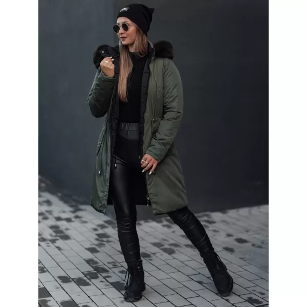  Dámsky kabát DSTREET TRENDNEL TY4589 ZELENÁ 