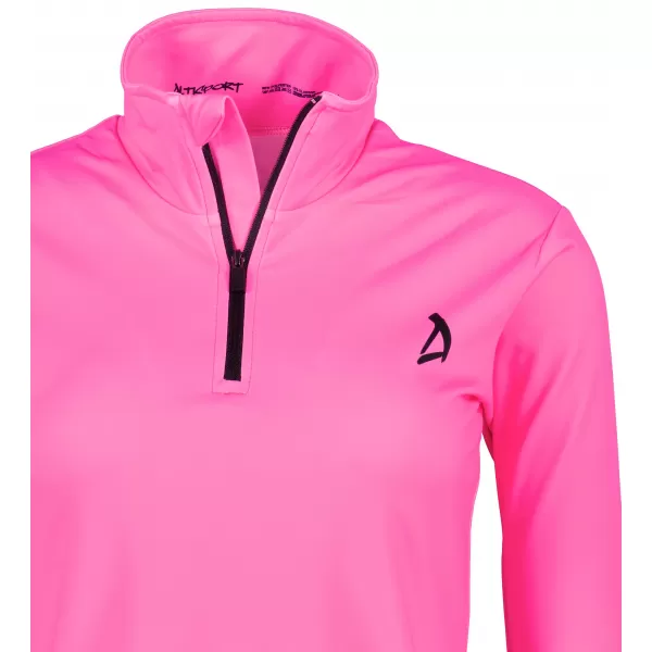  Dámska prémiová funkčná termo mikina ALTISPORT VOJ/ALW000TER03 FLUO RUŽOVÁ 