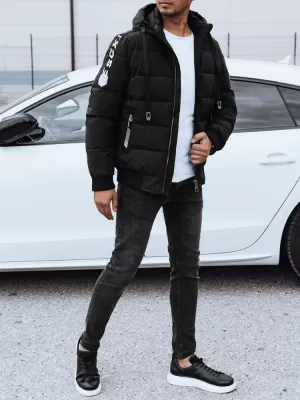 Pánska bunda DSTREET tx4637 ČIERNA
