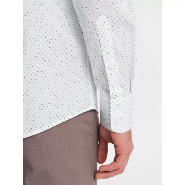  Pánska košeľa OMBRE om-shcs-0152 biela 