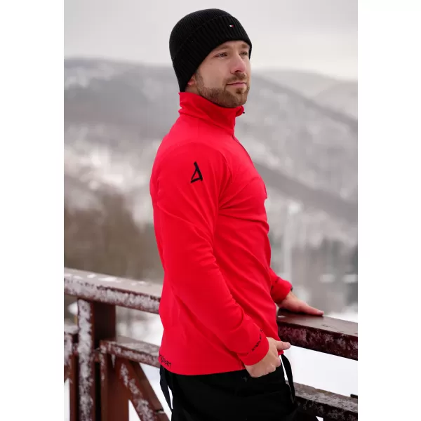  Pánska prémiová funkčná termo mikina ALTISPORT VOJ/ALM000TER03 ČERVENÁ 