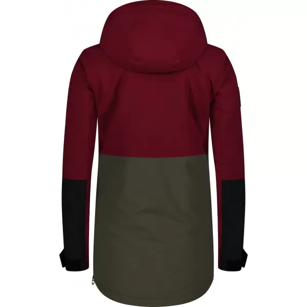  Dámsky anorak NORDBLANC WINTERFUN NBWJL8130 VÍNOVÁ 