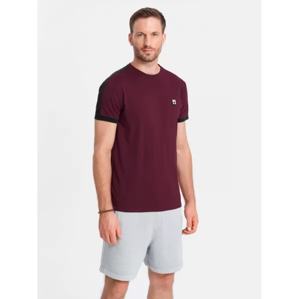  Pánska t -shirt OMBRE s1632 gaštan 