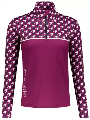 Dámska prémiová funkčná termo mikina ALTISPORT VOJ/ALW048TER03 FIALOVÁ