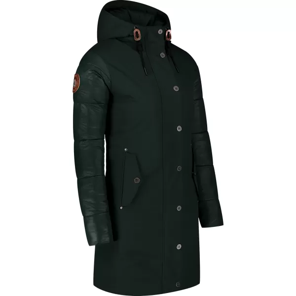  Dámsky zimný kabát NORDBLANC WARMHUG NBWJL8073 TMAVO zelená 
