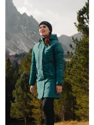 Dámsky zimný kabát NORDBLANC NBWJL8073 TMAVO zelená