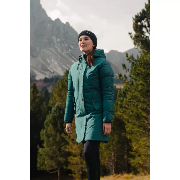  Dámsky zimný kabát NORDBLANC NBWJL8073 TMAVO zelená 