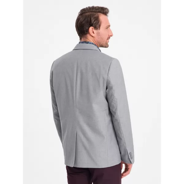  Pánska bunda OMBRE om-blzb-0115 šedá 